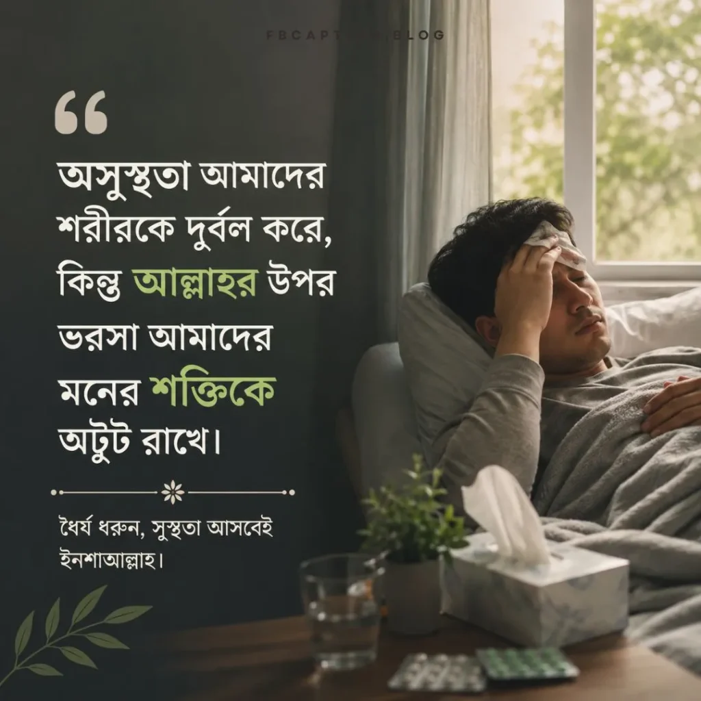 অসুস্থতা নিয়ে ইসলামিক উক্তি