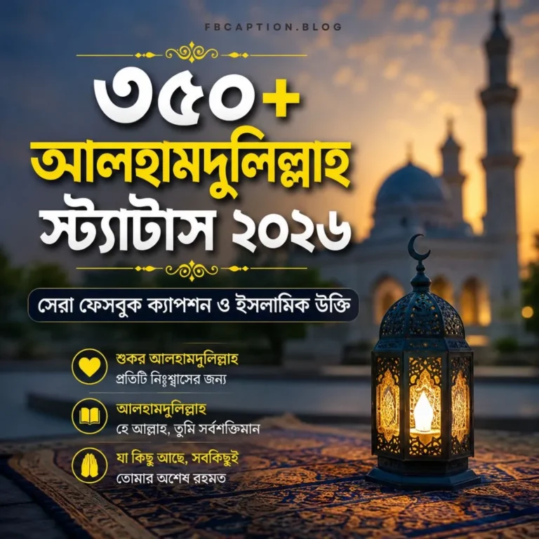 আলহামদুলিল্লাহ স্ট্যাটাস
