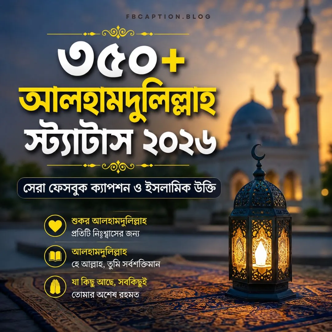 আলহামদুলিল্লাহ স্ট্যাটাস