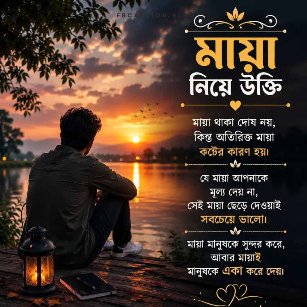 মায়া নিয়ে উক্তি