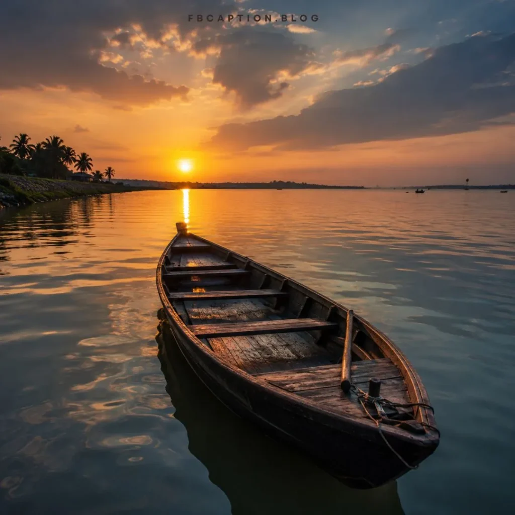 নৌকা নিয়ে ক্যাপশন