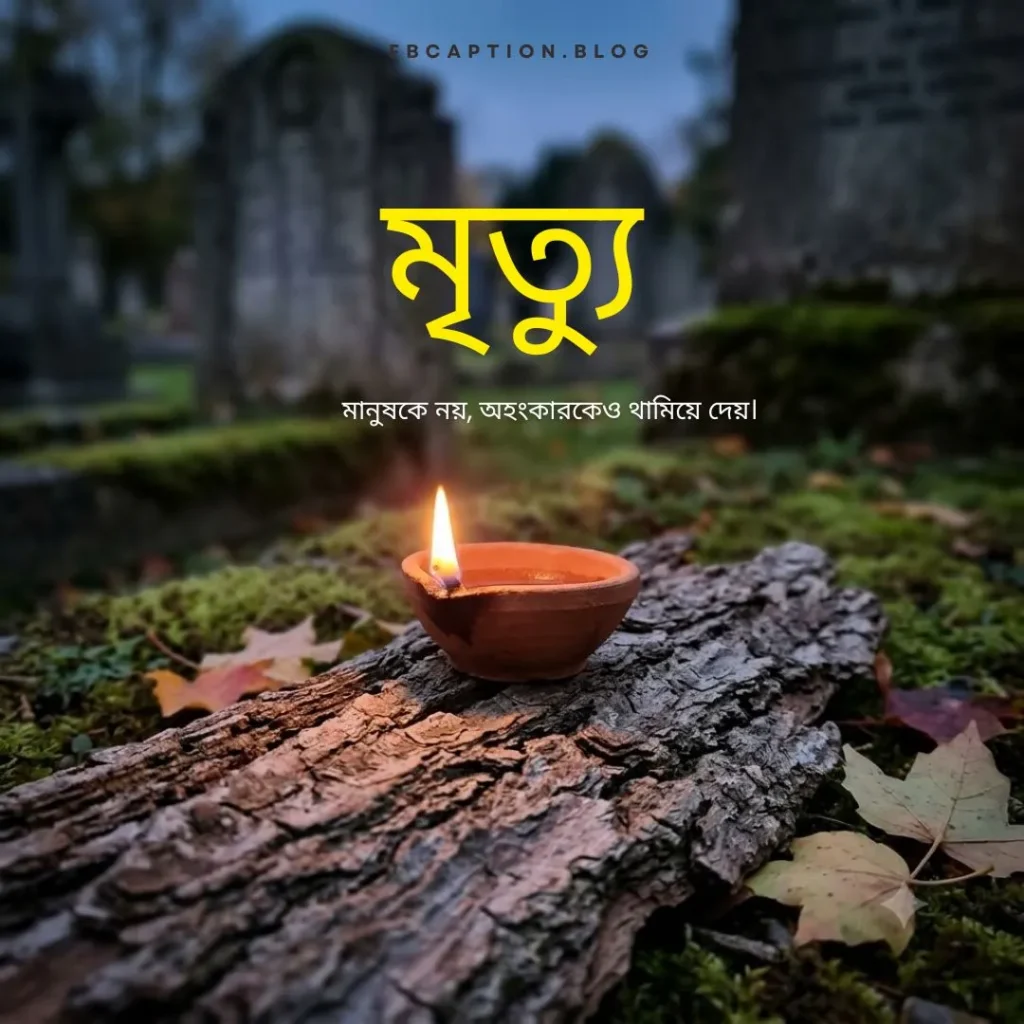 মৃত্যু নিয়ে ক্যাপশন