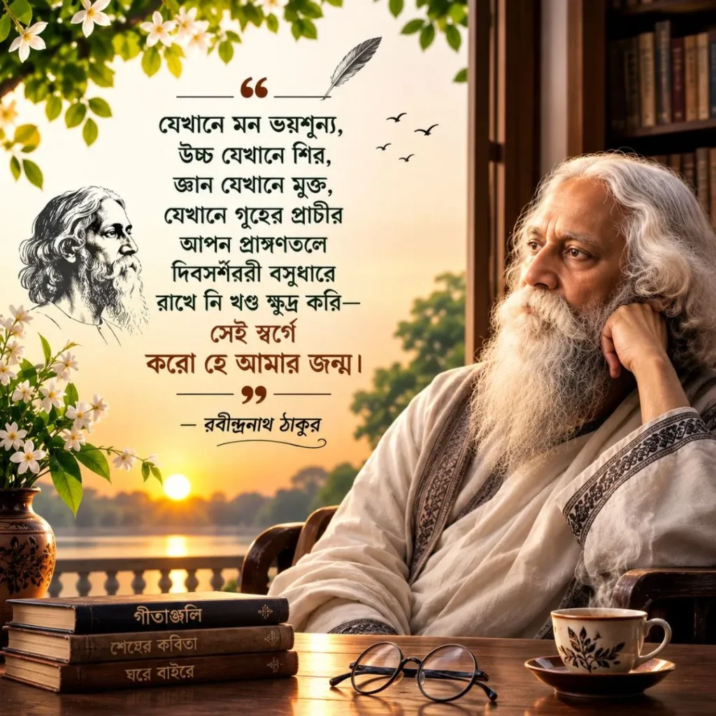 রবীন্দ্রনাথ ঠাকুরের উক্তি