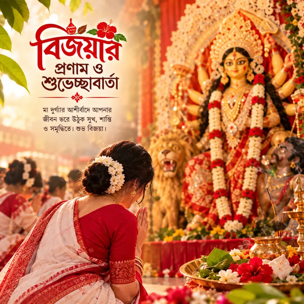 বিজয়ার প্রণাম ও শুভেচ্ছাবার্তা